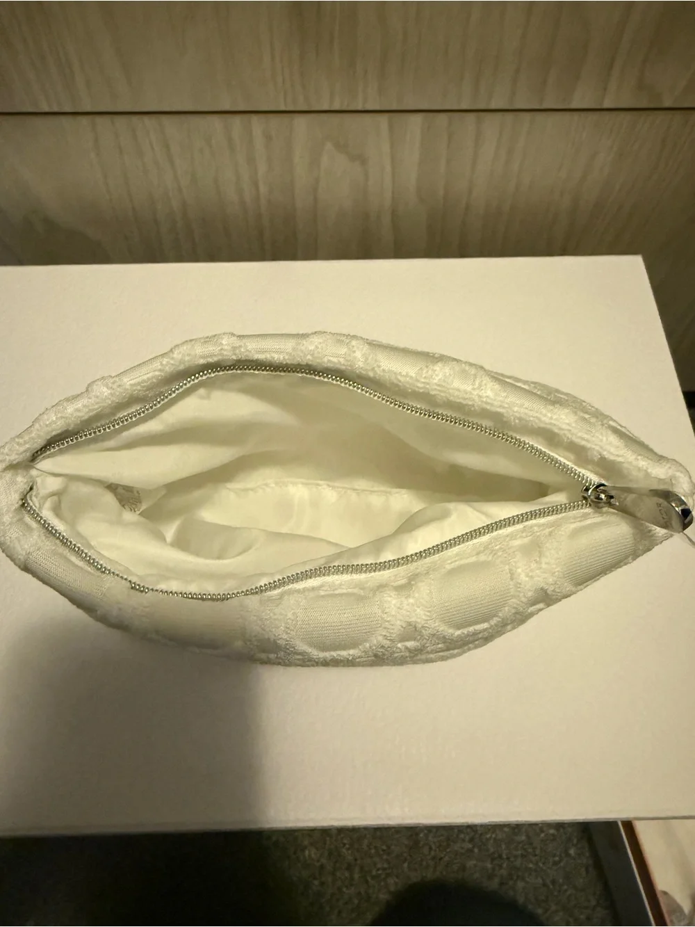 Dior Cream Tapestry Cosmetic Pouch